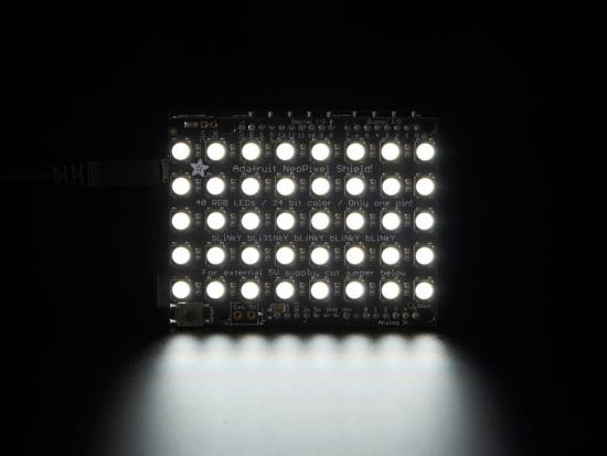 Adafruit NeoPixel Shield - 40 RGBW - Kaltweiß