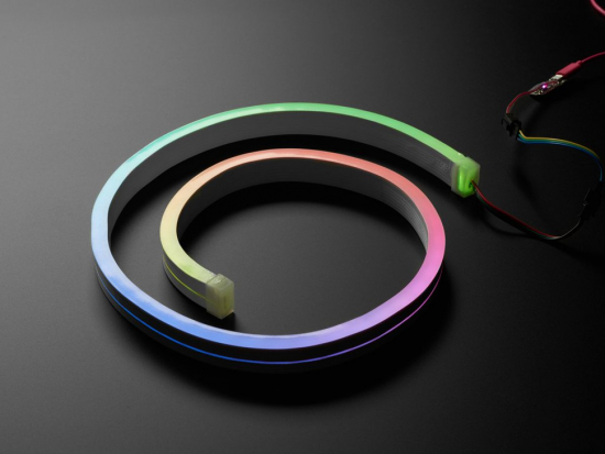 Adafruit NeoPixel RGBW LED-Flexstreifen mit Silikonschlauch im Neon-Stil - Kaltwei 5500K - 1m