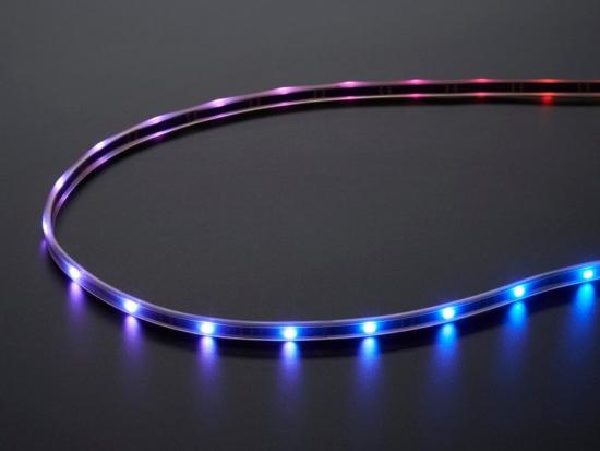 Adafruit Mini Skinny NeoPixel Digitaler RGB LED Streifen - 30 LED/m, schwarz, 5m Rolle