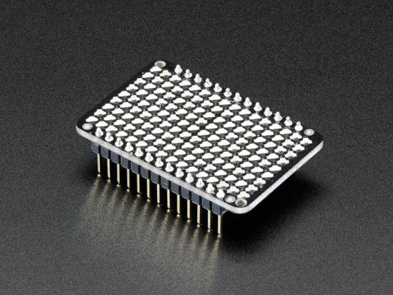 LED Charlieplexed Matrix - 9x16 LEDs - Grn