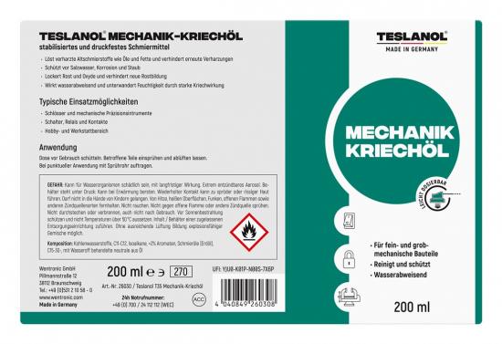 teslanol T35 Mechanik-Kriechl 200 ml