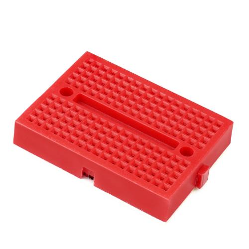 Mini Breadboard mit 170 Kontakten - Farbe: rot