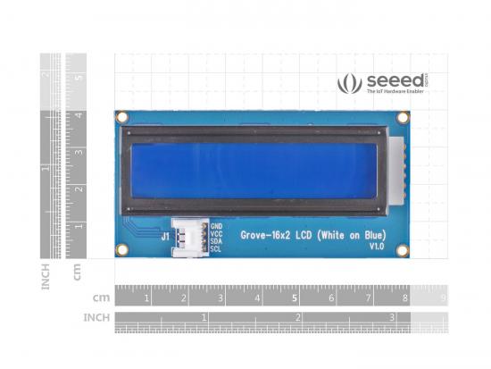 seeed Grove - 16x2 LCD (Wei auf Blau)