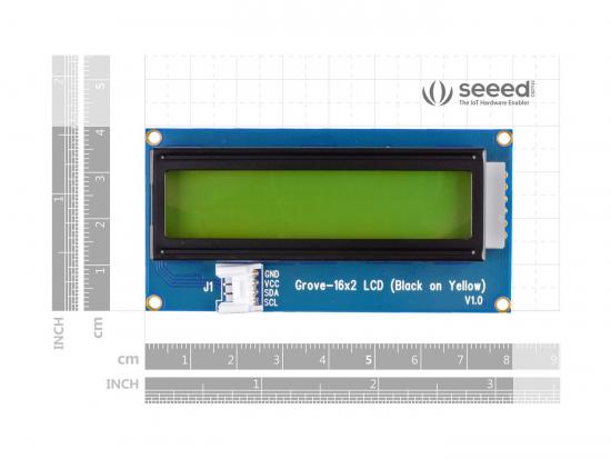 seeed Grove - 16x2 LCD (Schwarz auf Gelb)