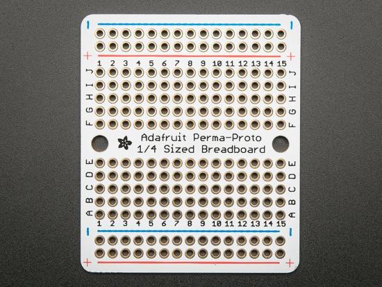 Adafruit Perma-Proto Breadboard PCB, 1/4 Gre