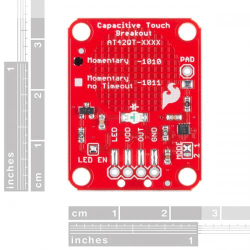 SparkFun Kapazitives Touch Breakout, AT42QT1010