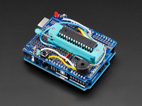 Standalone AVR ISP Programmer Shield Kit fr Arduino - inklusive Chip!