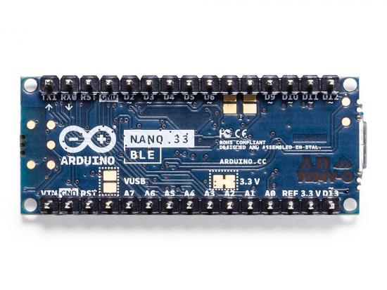 Arduino Nano 33 BLE, mit Headern