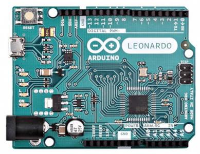 Arduino Leonardo mit Headern