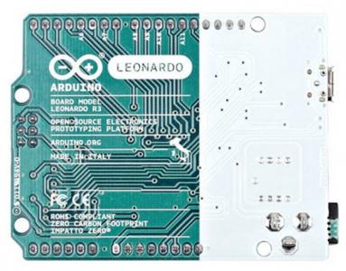 Arduino Leonardo mit Headern