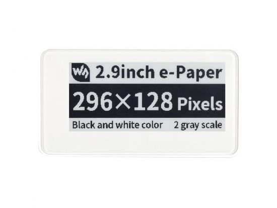 2,9 Zoll groes, passiv NFC-gespeistes E-Paper