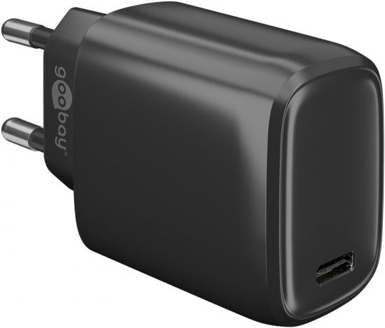 USB Schnellladegert / Netzteil, Power Delivery, USB-C, 20W, schwarz