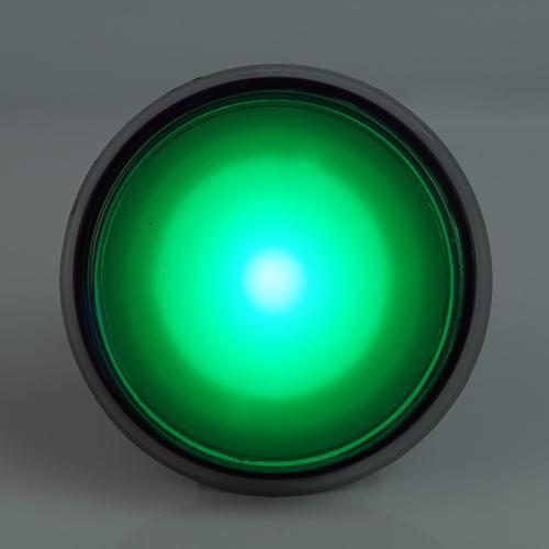 Arcade Button, 44mm, beleuchtet (LED 12V DC) - Farbe: grn