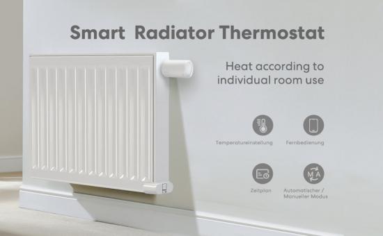 Meross Smart Radiator Thermostat, Starter Kit