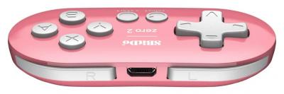 8BitDo Zero 2 Bluetooth Gamepad, pink