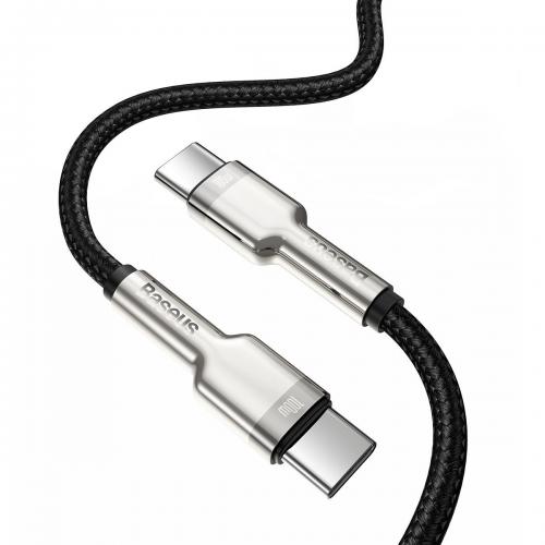 Baseus Cafule USB Type C Kabel, C Stecker - C Stecker, 100W, schwarz, 1m