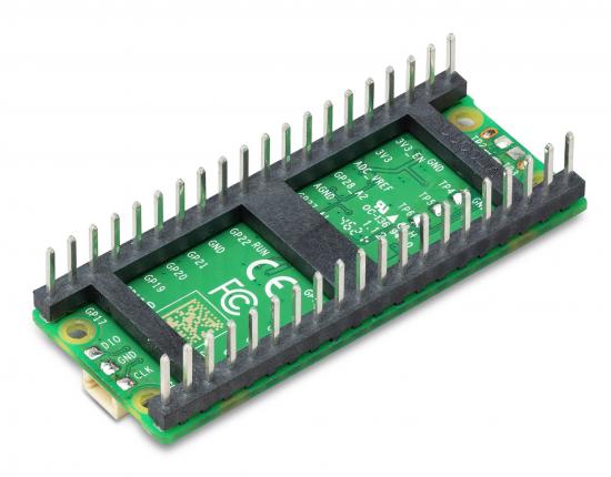 Raspberry Pi Pico WH, RP2040 + WLAN Mikrocontroller-Board, mit Headern