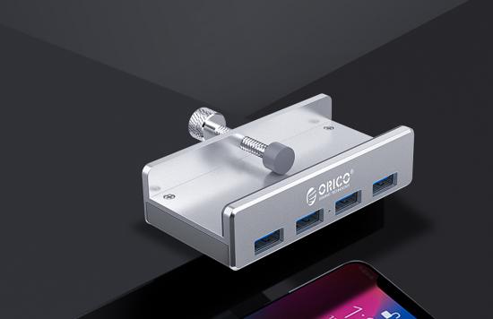 Orico Externer 4 Port USB 3.0 Hub mit Feststellschraube