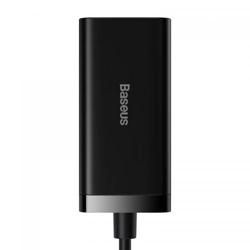 Baseus GaN3 Pro Fast Charger / Ladegert, 2x USB-C + 2x USB, 100W, schwarz