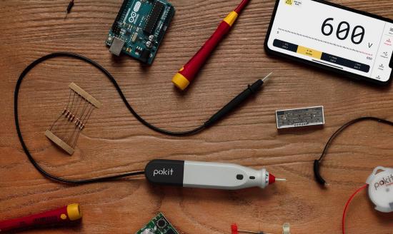 Pokit Pro - Portables All-in-One Multimeter, Oszilloskop und Logger, Grau