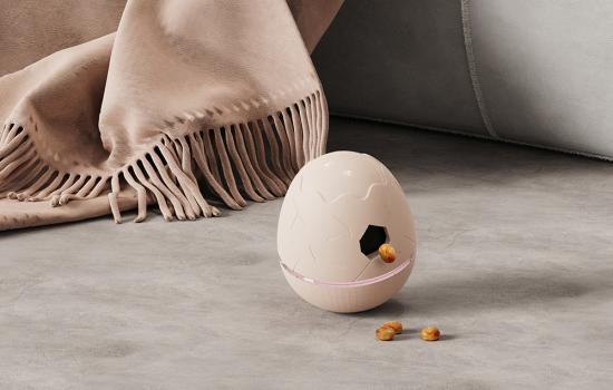 Cheerble Wicked Egg Interaktives Spielzeug fr Hunde und Katzen, Apricot