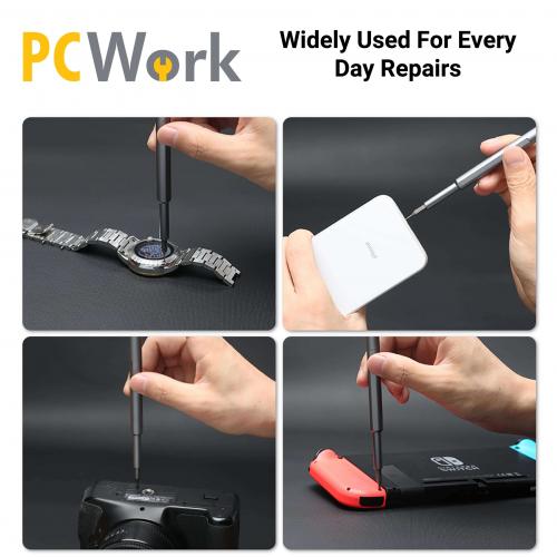 PCWork, PCW08B, Premium-Przisionswerkzeug-Set, 48-teilig