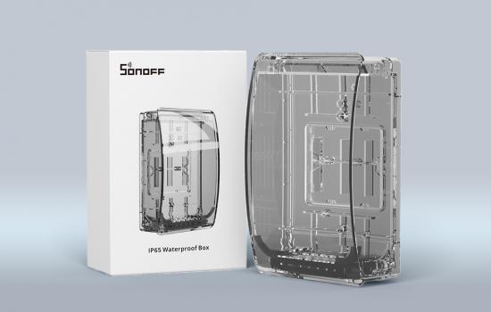 Sonoff R2 Box: Wasserdichtes IP66 Gehuse aus PC V0, transparent, 152 x 100 x 48 mm