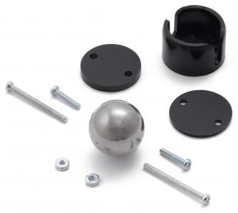 Pololu Ball Caster, 0,75 Zoll Metallkugel, ABS Gehuse, hhenverstellbar fr kleine Roboter 