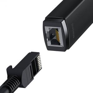 Baseus Lite Series, Netzwerk Adapter, USB-A - LAN RJ45, 100 Mbps, schwarz