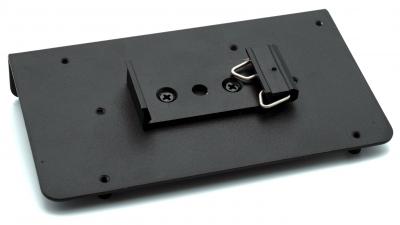 KKSB Arduino DIN-Schienenhalterung, pulverbeschichteter Stahl, schwarz