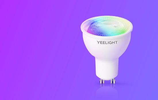 Yeelight Smart Bulb W1, Smarte LED Lampe, GU10, RGB, WLAN, 4 Stck