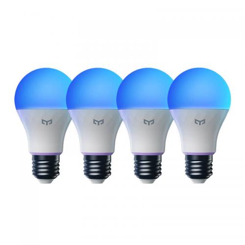 Yeelight Smart Bulb W4, Smarte LED Lampe, E27, RGB, WLAN + Bluetooth, 4 Stck
