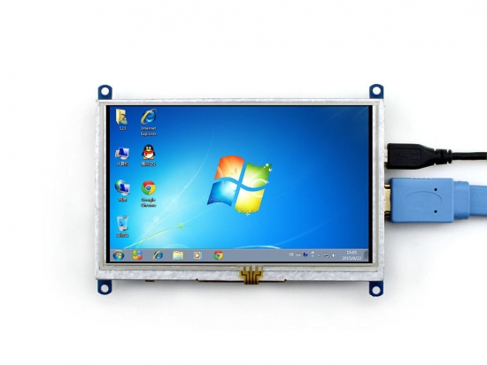 Universal 5,0 Display mit HDMI Eingang und resistivem Touchscreen