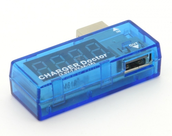 USB Ampere- / Voltmeter 1-fach