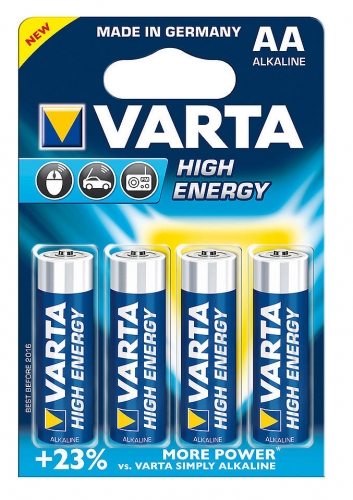 VARTA High Energy Batterien Alkaline Mignon AA, 4er Blister
