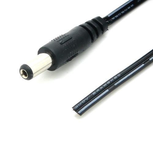 DC Kabel mit Hohlstecker 5,5x2,1mm und offenem Kabelende 30 cm