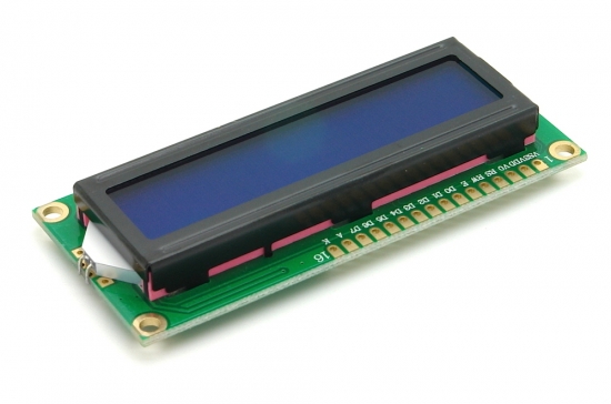 Alphanumerisches LCD 16x2, blau / wei