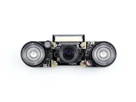 NoIR Kamera für Raspberry Pi mit einstellbarem Fokus und Infrarot LEDs