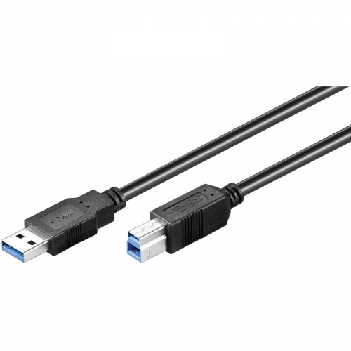 USB 3.0 SuperSpeed Kabel A Stecker > B Stecker - Lnge: 1,00 m