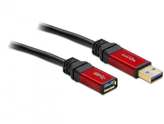 Delock Premium USB 3.0 Verlngerung A Stecker  A Buchse - Lnge: 5,00 m