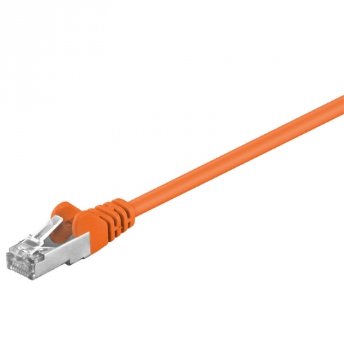 CAT 5e Netzwerkkabel, F/UTP, orange - Lnge: 10,0 m