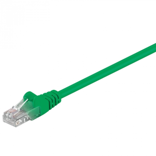 CAT 5e Netzwerkkabel, U/UTP, grün - Länge: 0,50 m