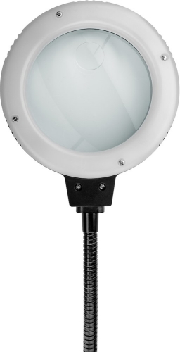 Lthilfe mit Echtglas Lupe, LED Beleuchtung, flexiblem Schwanenhals und Ltkolbenhalterung