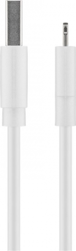 goobay Lightning USB Kabel (MFi) wei - Lnge: 3,0m