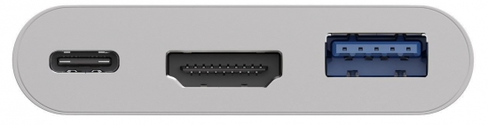 USB-C Multiport Adapter mit HDMI, USB 3.0, USB-C - Farbe: wei