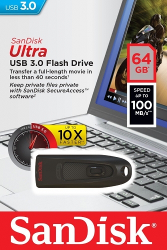SanDisk Cruzer Ultra USB 3.0 Stick 64GB