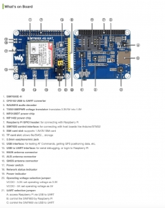 4G / 3G / 2G / GSM / GPRS / GNSS HAT fr Raspberry Pi, EU Version