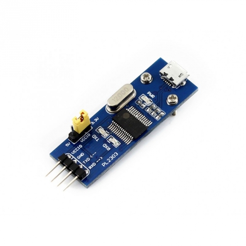Konverter, micro USB Buchse - UART, PL2303