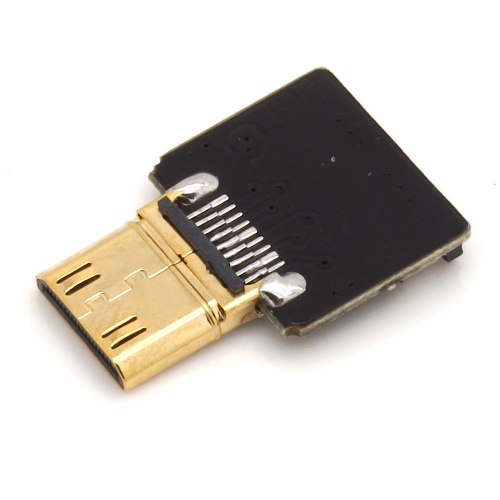 Mini HDMI Typ C Stecker, gerade, fr DIY HDMI Kabel