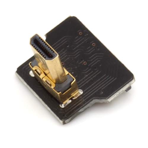 Micro HDMI Typ D Stecker, rechts gewinkelt, fr DIY HDMI Kabel